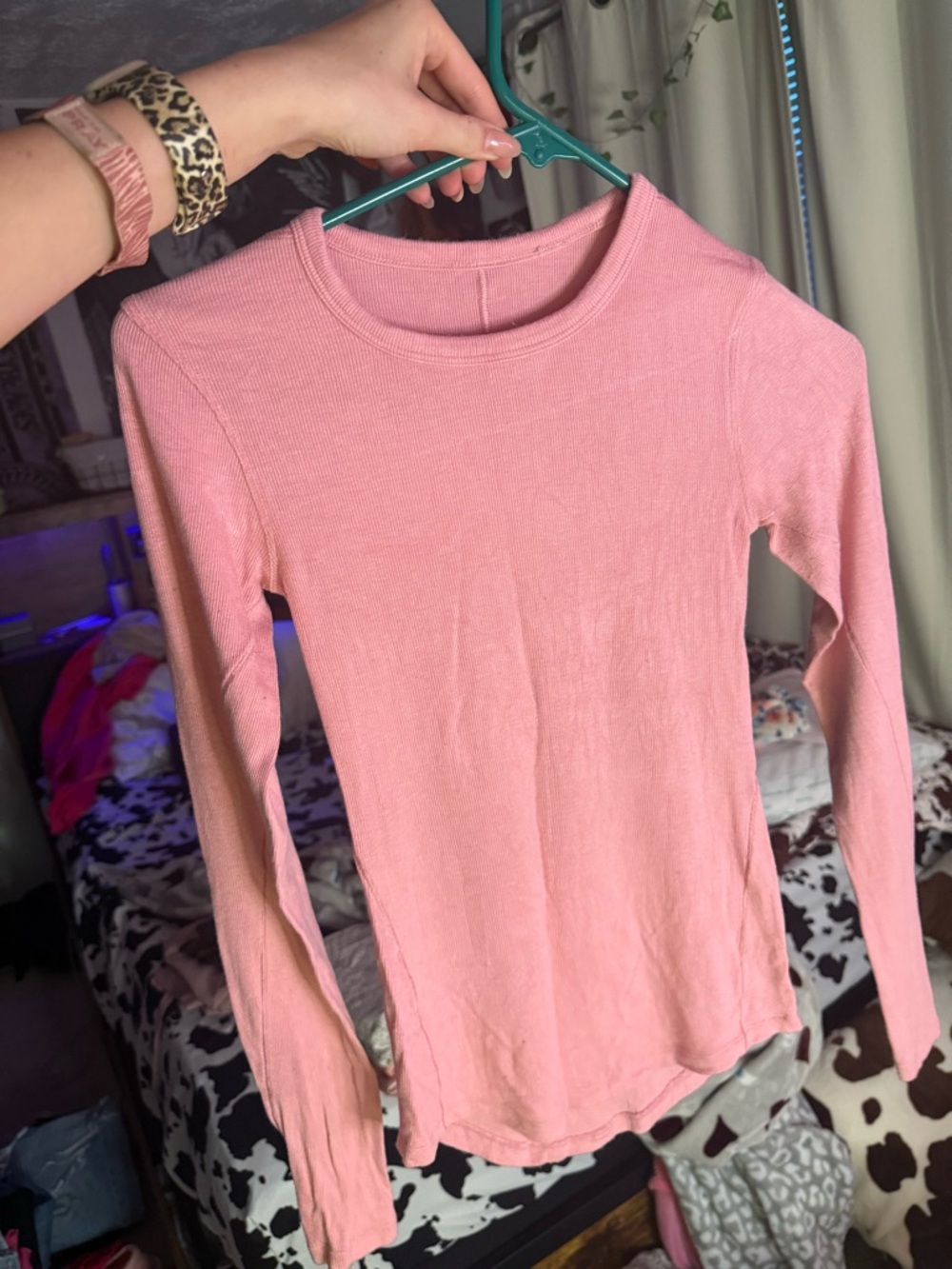 lululemon athletica Lightweight Pink Long Sleeve Crew